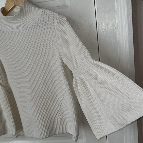 525 AMERICA MOCK NECK SWEATER WITH BELL SLEEVES - Picture 5 of 10